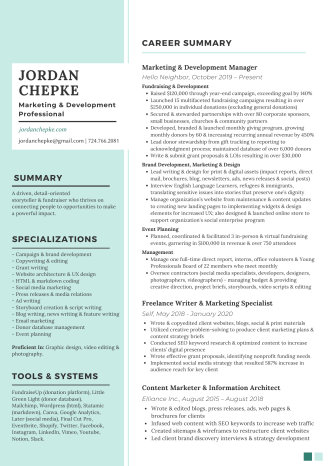 Jordan Resume